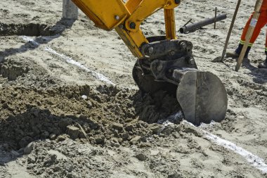 Çalışmaya Ekskavatör Kepçe