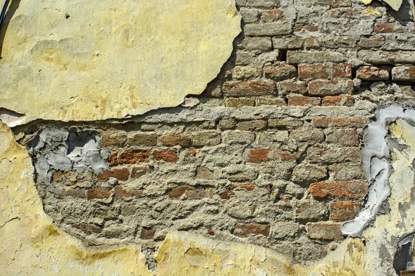 Oude muur van de gevel — Stockfoto