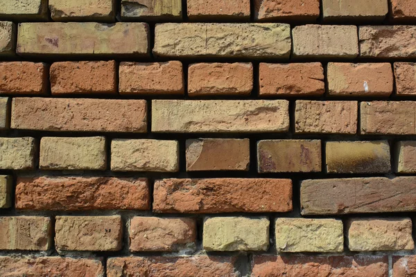 Mauer aus Ziegeln — Stockfoto