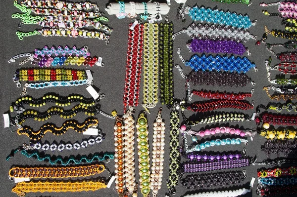 Costume jewelery and beads — Stock Photo, Image