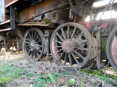 eski buharlı lokomotif