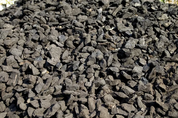 Madeira de carvão — Fotografia de Stock