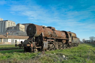 eski buharlı lokomotif