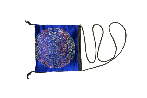 Etnik süsler ile küçük çanta 