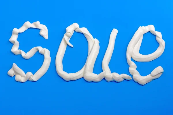 Sale sign on a background