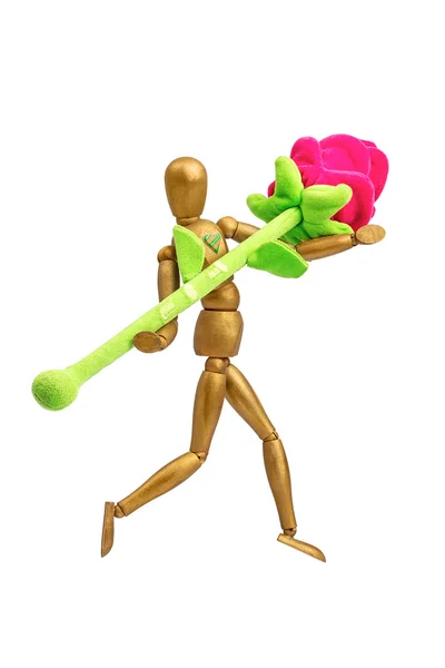 Çiçek 02 ahşap manken