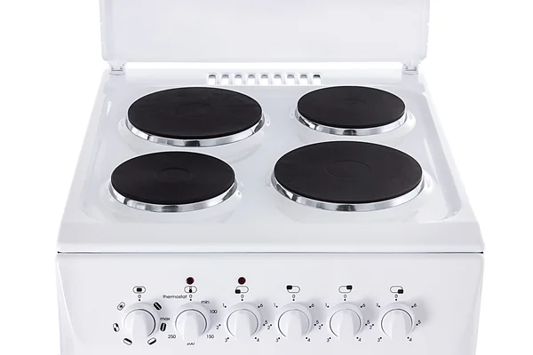 Electric stovetop on white background — Stock Photo, Image