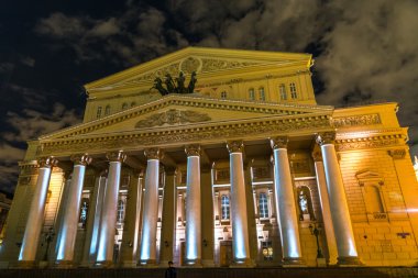 Bolshoy tiyatro. Iinternational Festivali ışık daire