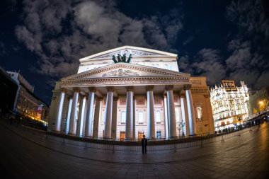 Bolshoy tiyatro. Iinternational Festivali ışık daire