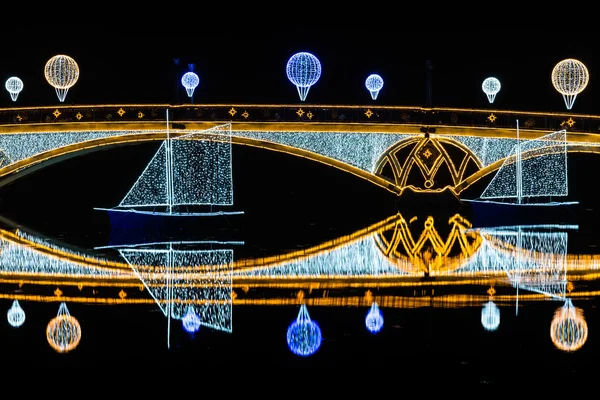 Tsaritsyno. Festival Internacional El Círculo de la Luz . —  Fotos de Stock