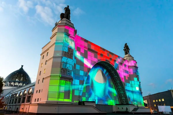 The ENEA (VDNH). International festival The Circle of Light. — Stock Photo, Image