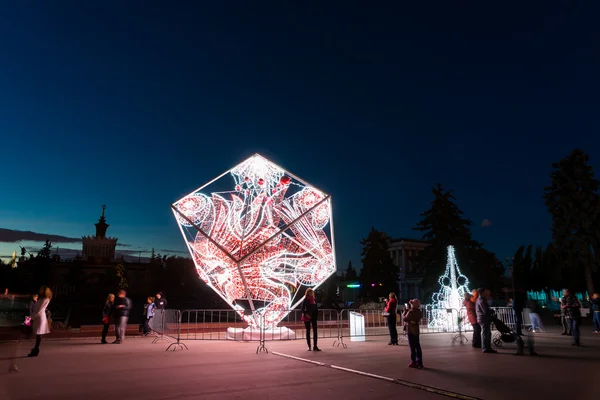 The ENEA (VDNH). International festival The Circle of Light. — Stock Photo, Image