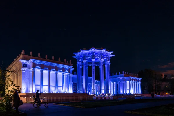 Enea (Fuar). Uluslararası Festivali ışık daire. — Stok fotoğraf