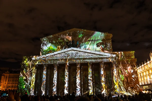 El Teatro Bolshoy. Festival internacional El Círculo de la Luz —  Fotos de Stock