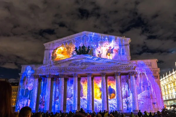 El Teatro Bolshoy. Festival internacional El Círculo de la Luz —  Fotos de Stock