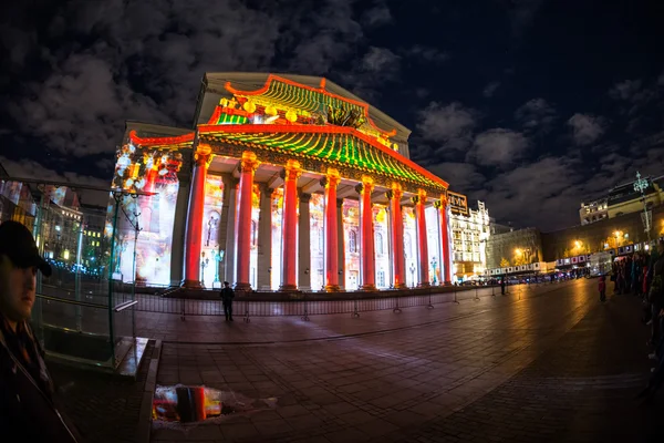 El Teatro Bolshoy. Festival internacional El Círculo de la Luz —  Fotos de Stock