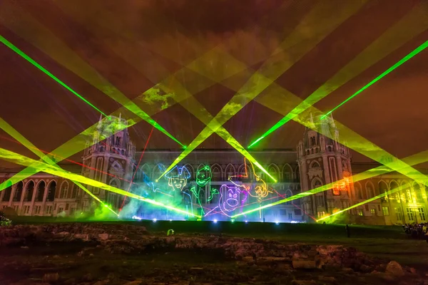 Tsaritsyno. Moscou. Festival international Le Cercle de Lumière . — Photo