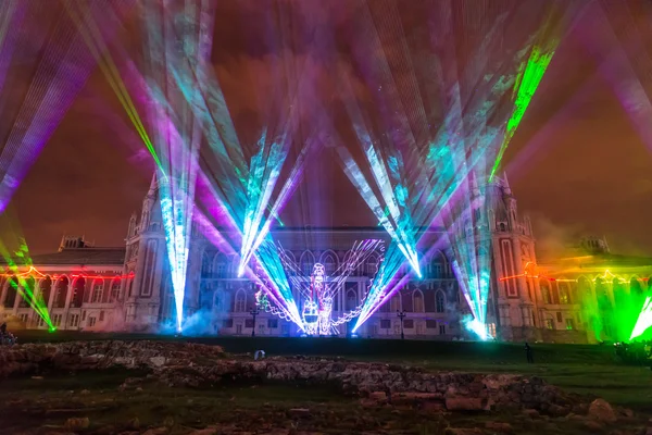 Tsaritsyno. Moscou. Festival international Le Cercle de Lumière . — Photo