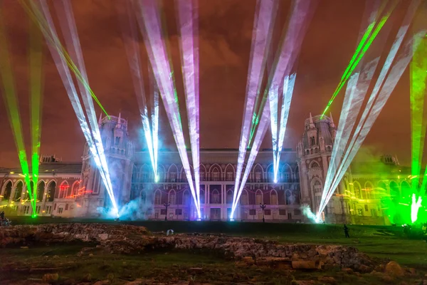 Tsaritsyno. Moscou. Festival international Le Cercle de Lumière . — Photo