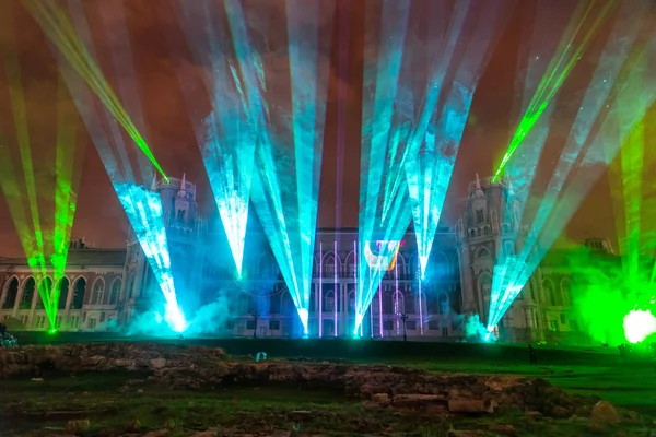 Tsaritsyno. Moscou. Festival international Le Cercle de Lumière . — Photo