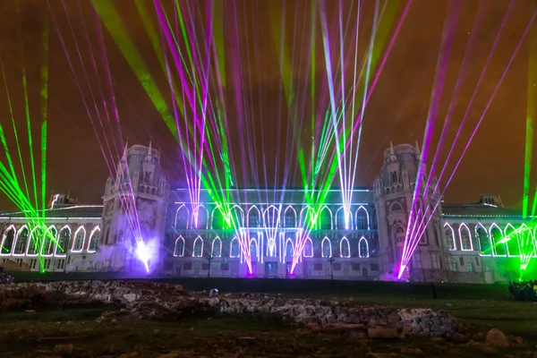 Tsaritsyno. Moscou. Festival international Le Cercle de Lumière . — Photo