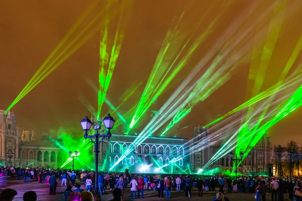 Carycyno. Moskwa. Międzynarodowy Festiwal krąg światła. — Zdjęcie stockowe