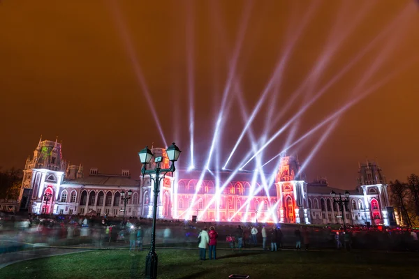 Tsaritsyno. Moscou. Festival international Le Cercle de Lumière . — Photo