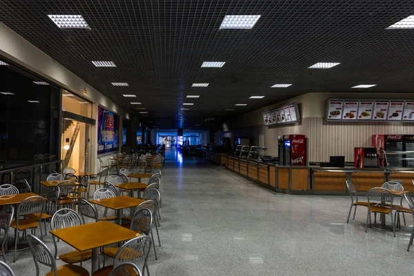 Galeria de restaurantes vazia do centro de exposições Crocus-Expo . — Fotografia de Stock