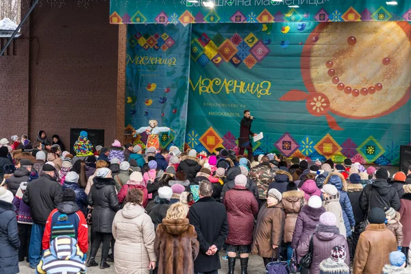 Celebracja Maslenitsa (pancake tygodni). — Zdjęcie stockowe