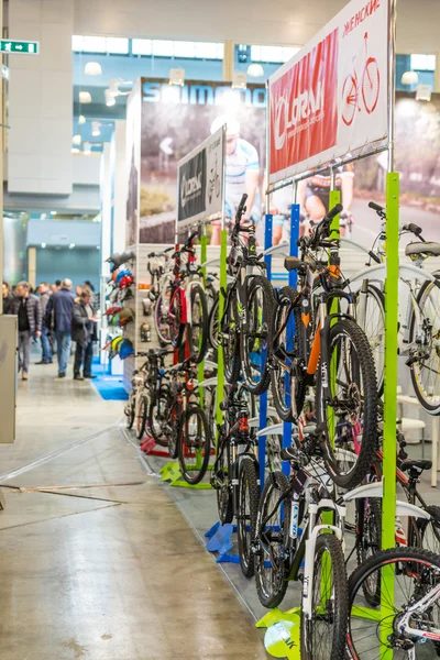 Die Ausstellung bikepark-2015. — Stockfoto