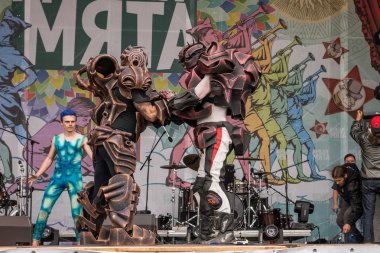 Sahne Alanı'ndaki Müzik Festivali 