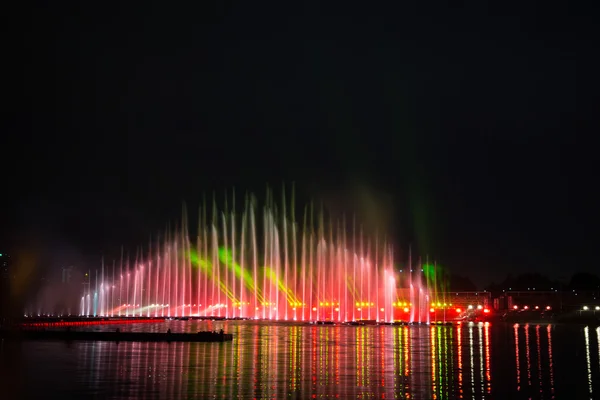 The Festival Circle of Light. The Rowing Channel. — Stock Photo, Image