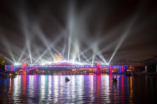 The opening of the Festival Circle Of Light. — Stock Photo, Image