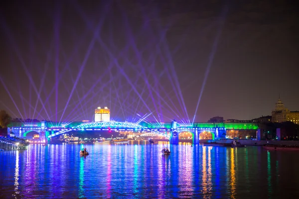 The opening of the Festival Circle Of Light. — Stock Photo, Image