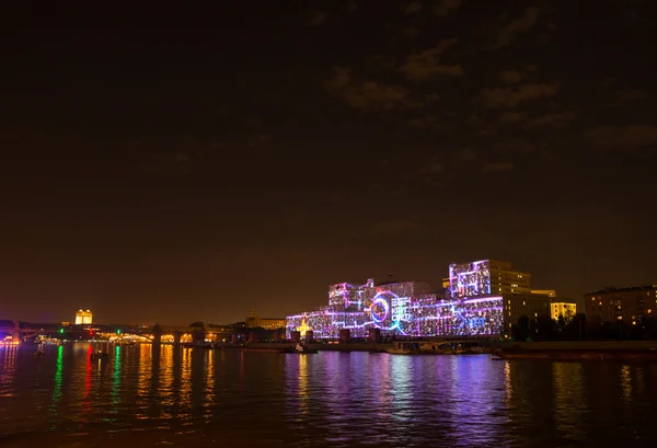 The opening of the Festival Circle Of Light 2015. — Stock Photo, Image