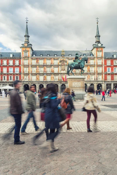 Plaza mayor madrid — Stock fotografie