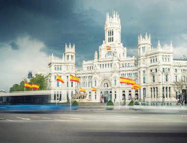 madrid İspanya Comunication orta bina