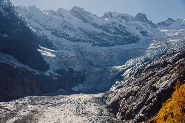 Montagnes Rocheuses Glacier Pic Glacier Montagne Glace Dombay — Photo