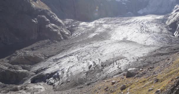 高山上的大冰川 — 图库视频影像