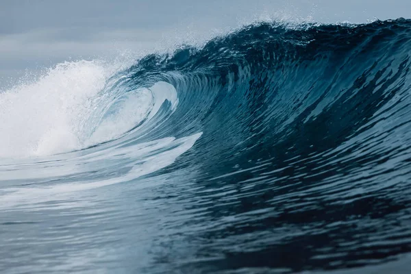 Glassy Ocean Wave Perfect Swell Surfing Hawaii — Stock Photo, Image