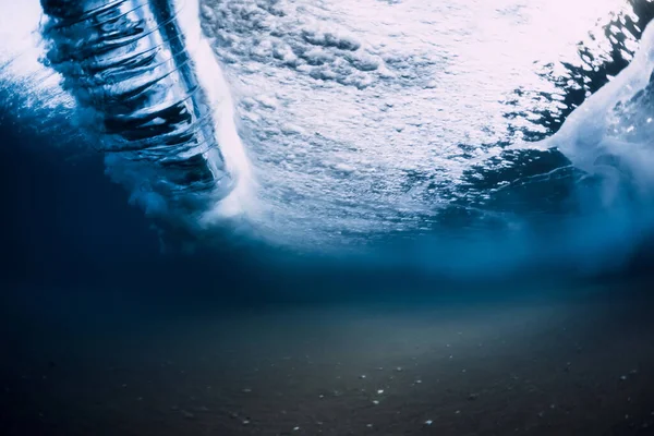 Волна Океана Вихрь Водой Прозрачной Водой — стоковое фото