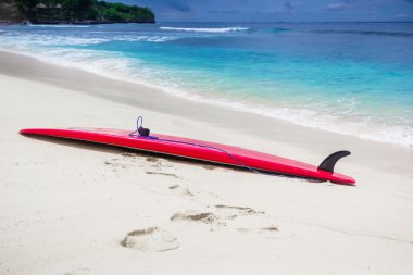 Sörf tahtası ve okyanus
