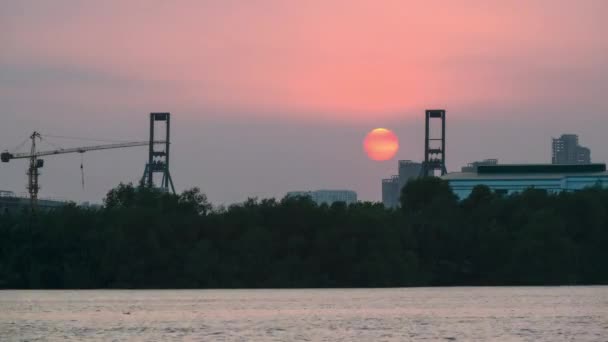 Time Lapse Del Tramonto — Video Stock