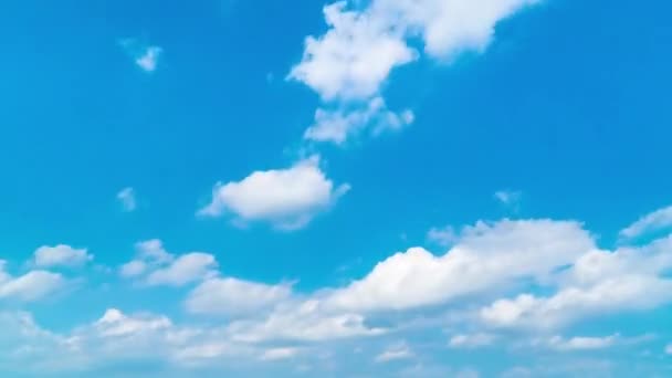 Time Lapse Cloud Déplaçant Dans Ciel Bleu — Video