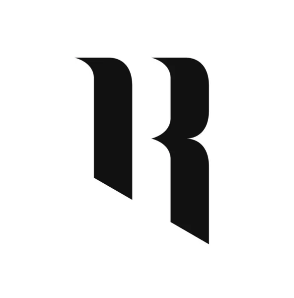 Letra Vector Logotipo Moderno — Archivo Imágenes Vectoriales