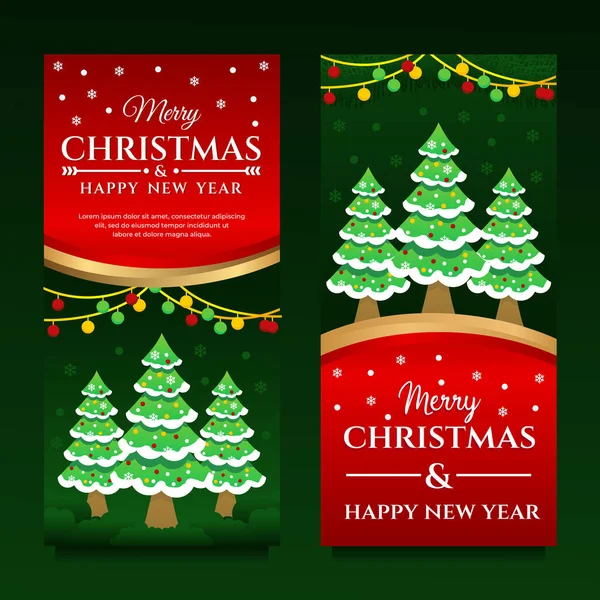 Mutlu Noeller ve mutlu yıllar Noel ağacı şablonu