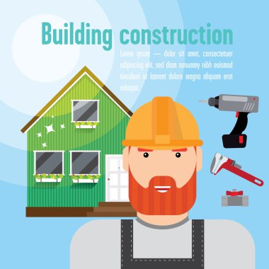 Kare banner ev inşaatı