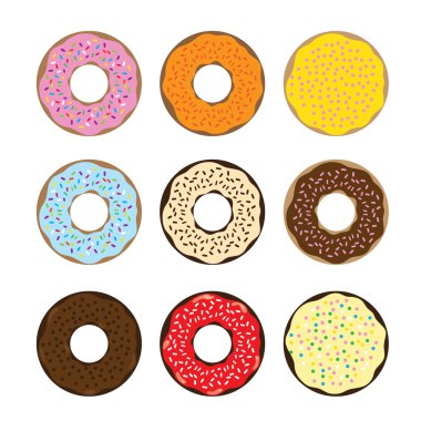 Çörek renkli sır ile