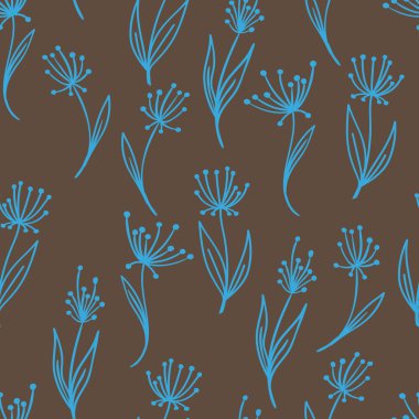 çiçek desenli doodle