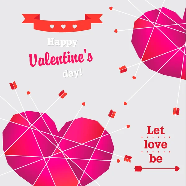 Valentine card — Stock Vector